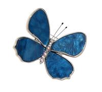Dazzling Metallic Butterfly Accessory Multi Layer Wing Design Finish Suitable for Outfit Pairing Realistic Butterfly Jewelry Accessory