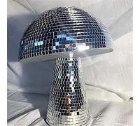 Dazzling Mushroom Disco Ball, Disco Mirror Reflective Ball, Mushroom Disco Ball For Party, For Home Decoration, Bar, Stage Props, Table Decor, Party Favors And Supplies (Small)