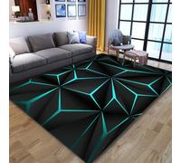 Dazzluxe 3D Optical Illusion Rug, Vortex Illusion Floor Mat, Modern Abstract Anti-Slip 3D Carpet for Door Entrance, Bathroom, Stairs, Playroom, Living Room, Or Area,A,200 * 300cm