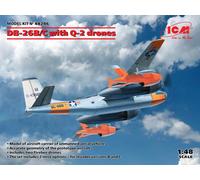 DB-26B/C With Q-2 Drones 1:48 Plastic Model Kit ICM
