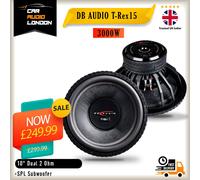 DB Audio Systems T-Rex15 3000W 15" Dual 2Ω Voice Coil SPL Subwoofer