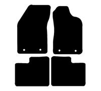 DB Bespoke - Car Floor Mats Fits Alfa Romeo Giulietta 2010-2014 - Car Mats - Black Carpet - Black Trim - Anti Slip - Non Slip - Granulated Backing - 4 Piece Set - 4 Clips - UK Made - B0G59RZ71J