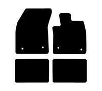 DB Bespoke - Car Floor Mats for Ford Focus 2018-2025 PHEV - Tailored Mats - Black Carpet - Anti Slip Mat - Non Slip - Fitted With 4 Clips & Granulated Backing - Easy to Clean - UK Made