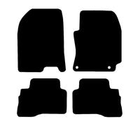 DB Bespoke - Car Floor Mats for Hyundai Kona 2017-2025 Not Full Electric Hybrid - Tailored Mats - Black Carpet - Anti Slip Mat - Non Slip - Fitted With 2 Clips & Granulated Backing - UK Made