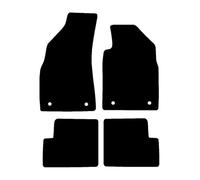 DB Bespoke - Car Floor Mats for MG MG3 2014-2025 - Tailored Mats - Grey Trim - Black Carpet - Anti Slip Mat - Non Slip - Fitted With 4 Clips & Granulated Backing - UK Made
