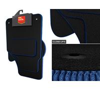 DB Bespoke Tailor Fitted Car Mats - 4 Piece - Compatible with Audi (2003-2012) A3 Vehicle Specific Car Mat Set in Black Carpet with Black Edge Trim Colour