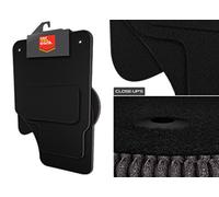 DB Bespoke Tailor Fitted Car Mats - 4 Piece - Compatible with Audi (2004-2012) A3 Sportback Vehicle Specific Car Mat Set in Black Carpet with Black Edge Trim Colour