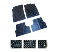 DB Bespoke - Tailored Rubber Car Mats - Compatible with BMW Mini Cooper (5 Door) (F55) 2015 to Present - Non-Slip Rubber Mats - 4 pc Car Floor Mats with VEL clips - Choice of Colours