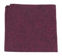 DB Dickie Bow Luxury Cotton Pocket Square (Burgundy) - suitable for formalwear, office, weddings, parties, grooms & groomsmen outfits