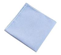 DB Dickie Bow Luxury Cotton Pocket Square (Pale Blue) - suitable for formalwear, office, weddings, parties, grooms & groomsmen outfits