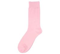 DB Dickie Bow Men's Luxury Cotton Blend Socks (Pink) - suitable for formalwear, office, weddings, parties, grooms & groomsmen outfits