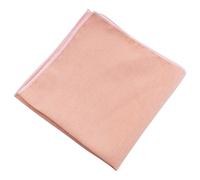 DB Dickie Bow Men's Luxury Cotton Pocket Square (Blush Pink Peach) - suitable for formalwear, office, weddings, parties, grooms & groomsmen outfits