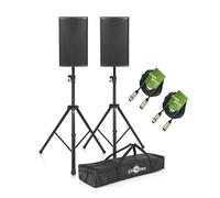 dB Technologies Opera 10 10 Active PA Speaker Bundle with Stands and Cables