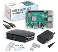 db-tronic Raspberry Pi 3 B 1GB Starter Set | 64GB Edition | Power Supply | Housing | Heatsink | HDMI Cable | USB Card Reader | Ideal for Smart Home, Retro Gaming & DIY Projects