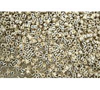 DB035 7.2g Galvanized Silver Miyuki 11/0 Delica Japanese Seed Beads 1.6mm Cylinder Beading Supplies Jewellery Making Supply