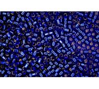 DB047 7.2g Silver Lined Cobalt Miyuki 11/0 Delica Japanese Seed Beads 1.6mm Cylinder Beading Supplies Jewellery Making Supply