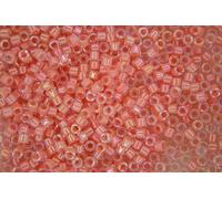 DB068 7.2g Lined Yellow Orange AB Miyuki 11/0 Delica Japanese Seed Beads 1.6mm Cylinder Beading Supplies Jewellery Making Supply