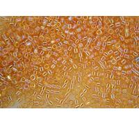 DB100 7.2g Transparent Light Topaz AB Miyuki 11/0 Delica Japanese Seed Beads 1.6mm Cylinder Beading Supplies Jewellery Making Supply
