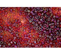 DB104 7.2g Transparent Raspberry AB Miyuki 11/0 Delica Japanese Seed Beads 1.6mm Cylinder Beading Supplies Jewellery Making Supply