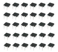 DB107 Bridge Rectifier, DIP-4 1A 1000V Diode Bridge for Household Appliances, Electronic Circuit, Power Supply Units, LED