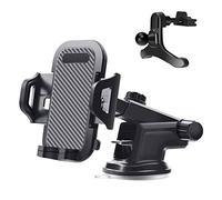 db11 360°Rotatable and Retractable Car Phone Holder, Multifunctional Car Rearview Mirror Phone Holder, Universal Phone Navigation GPS Holder for All Smartphones and Car (Carbon Fibre)