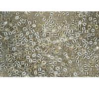 DB114 7.2g Transparent Silver Gray Luster Miyuki 11/0 Delica Japanese Seed Beads 1.6mm Cylinder Beading Supplies Jewellery Making Supply