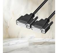 DB15 Data Cable DB15 Male to Female 15-pin Connector 2 Rows of 15-Pin Serial Port Parallel Cable(#c,5m)