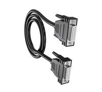 DB15 Double Shielded Extension Cable DB15 Female to Male Connectors Wire Aluminum Foil Braide for Enhances Durability