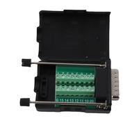 DB15 Solderless Connector, DB15 Breakout Board Screw Terminal Block Adapter D-SUB 15 Pin 2 Row DB15 Male To 16 Pin Way Female Serial Terminal Breakout Board Connector