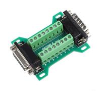 DB15MF-A Terminal Block Adapter Board Supports DB15 Male to Female Transition in Embedded System Development Setups