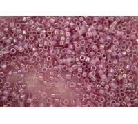 DB1752 7.2g Sparkling Orchid Lined Opal AB Miyuki 11/0 Delica Japanese Seed Beads 1.6mm Cylinder Beading Supplies Jewellery Making Supply