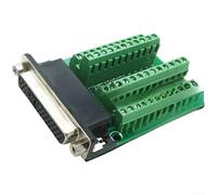 DB44 Female Terminal Block Designed for PCB Interfacing and Panel Mount Implementation in Heavy Duty Electrical Systems (Nut type)