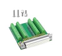 DB50 50Pin Male Female Connector Industrial Joint Plug Board Wiring Terminal Adapter with Fastener Hardware Industrial Terminal Board