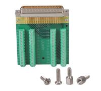 DB50 50Pin Male Female Connector Industrial Joint Plug Board Wiring Terminal Adapter with Fastener Hardware Industrial Terminal Board