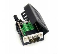 DB9 9pin Connector Serial Adapter for Breakout Board with Recyclable PVC Shell and Copper Punch Pins for Reliable Serial Communication (Male+Screw)