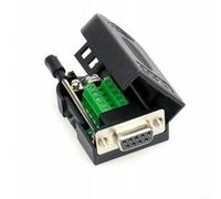 DB9 9pin Connector Serial Adapter for Breakout Board with Recyclable PVC Shell and Copper Punch Pins for Reliable Serial Communication (Female+Screw)