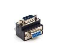 DB9 Serial Port Head DB9 Solderless Connector RS232 Connector 485 Male Head 1pcs and Female Head 1pcs (Color : Female to Male)