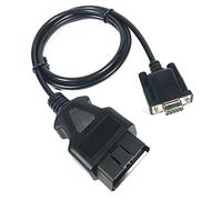 DB9 to OBD2 Cable RS232 Female Port to Male OBDII 16 Pin Adapter Diagnostic Extension Cord Connector (1M 3.3ft)