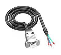 DB9port to RS485 Adapters Cable with Metal Plug Flexible Cable Texture for Communication Engineering Systems