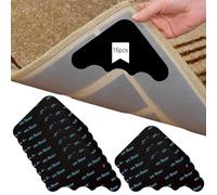 DBAILY 16 Pcs Rug Gripper, Washable & Reusable Rug Grippers for Laminate - Hardwood Floor - Suitable Carpet Grippers for Marble, Wooden Floors & for all types & sizes of Rugs