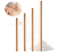 DBAILY Rolling Pin, 4 PCS Wooden Rolling Pin, Rolling Pins for Baking(25cm 28cm 30cm 40cm)