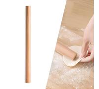 DBAILY Rolling Pin, Beech Wood Rolling Pin Without Handles Professional Wooden Feel Smooth Non-Sticky Suitable for Pastry Making Dough Dumpling Wrapper Baking Utensils(40cm)