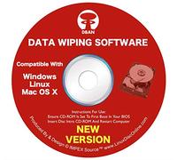 DBAN Boot and Nuke Hard Drive Data Wiping Software for Windows, Linux & Mac on CD