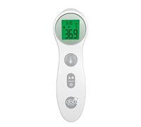 dBb Remond Non-Contact Infrared Sensor Thermometer - Quick and Accurate Read - Body Temperature or Ambient Air - Backlit LCD Display - Memory Mode - White/Grey