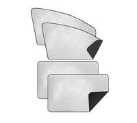 DBCLNPGU 4 Pieces Car Window Shade, for Lancia Ypsilon S/Ypsilon Elefantino/Ypsilon Mya/Ypsilon Gold/Ypsilon Universal Magnetic Car Sun Shades, Blocks UV & Sun Glare Anti-Sun Glare Heat Reduction