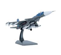 DBEIXIWEI 1:100 Scale Russian Navy Su-33 Fighter Model Alloy Die-Cast Fighter Airplane Aviation Miniature for Aircraft Enthusiasts