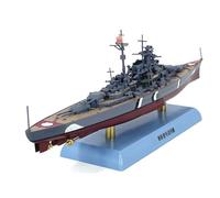 DBEIXIWEI 1:1000 Scale WWII Bismarck Battleship Model Alloy High-Simulated Warship Collection Souvenir Static Display
