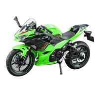 DBEIXIWEI 1/12 For Kawasaki Ninja 400 Motorcycle Model with Sound & Light Effects Alloy Memorial Motorbike Model Toys for Kids