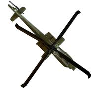 DBEIXIWEI 1:130 US Army AH-64 Apache Attack Helicopter Model Alloy Memorial Fighting Airplane Miniature for Aircraft Enthusiast
