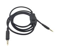 DBEIXIWEI 1.3m/4.26ft Audio Cable for Beyerdynamic MMX300 II Headphones Headsets, Coiled Audio Cable Replacement Extension Aux Cord Wire